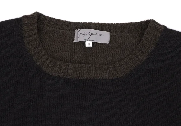 Yohji Yamamoto POUR HOMME Manneken Pis Knit Sweater K-166080_003