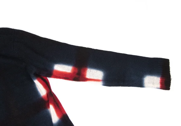 Yohji Yamamoto POUR HOMME Dyed Checker Knit Sweater K-166081_005