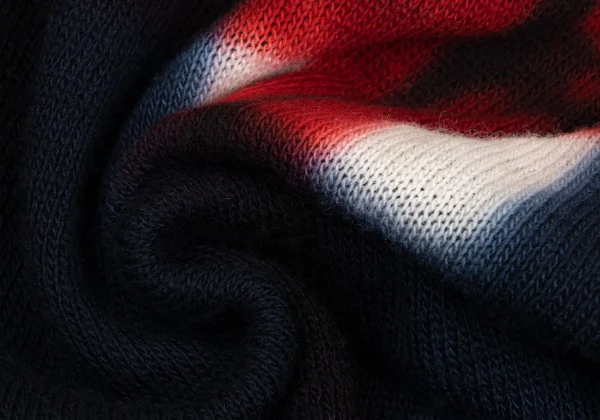 Yohji Yamamoto POUR HOMME Dyed Checker Knit Sweater K-166081_013