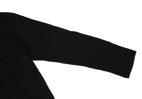 Yohji Yamamoto POUR HOMME Dyed Wool Knit Long Shirt K-166082_005