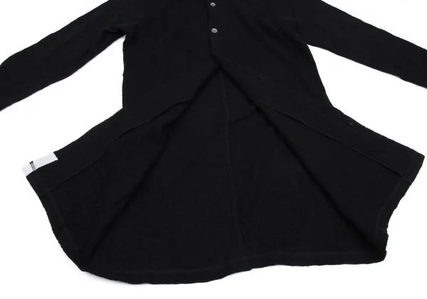 Yohji Yamamoto POUR HOMME Dyed Wool Knit Long Shirt K-166082_010