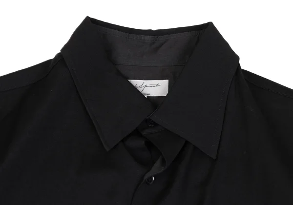Yohji Yamamoto POUR HOMME Wool Gabardine Long Shirt K-166083_003
