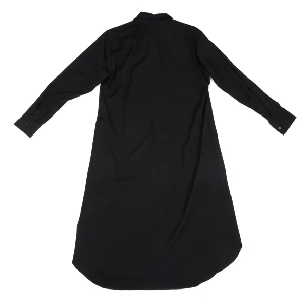 Yohji Yamamoto POUR HOMME Wool Gabardine Long Shirt K-166083_014