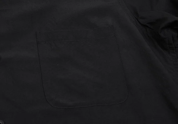 Yohji Yamamoto POUR HOMME Silk Blended Switching Open-collar Shirt K-166086_005