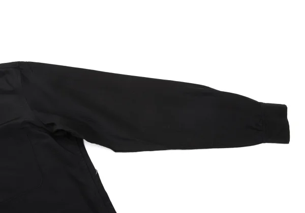 Yohji Yamamoto POUR HOMME Silk Blended Switching Open-collar Shirt K-166086_006