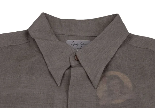 Yohji Yamamoto POUR HOMME Saeko Tsuemura Actress Printed Shirt K-166087_002