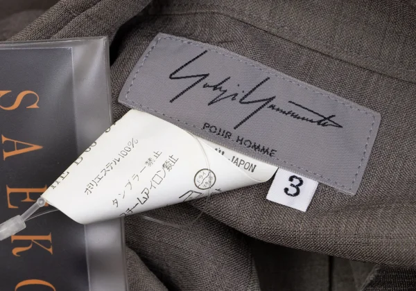 Yohji Yamamoto POUR HOMME Saeko Tsuemura Actress Printed Shirt K-166087_014