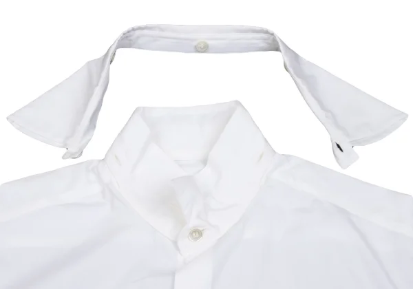 Yohji Yamamoto POUR HOMME Detachable Collar Cotton Shirt K-166090_004