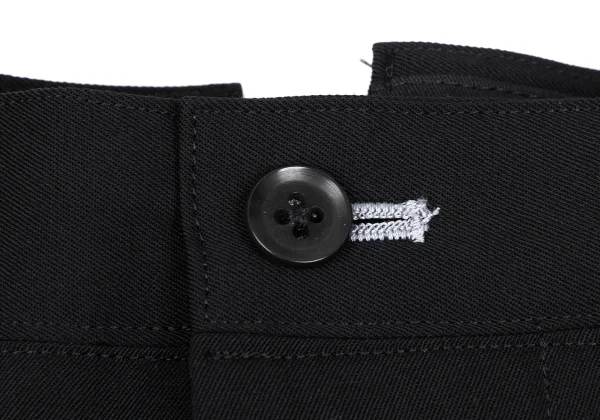 Yohji Yamamoto POUR HOMME Suspender Button Wool Gabardine Pants K-166091_004