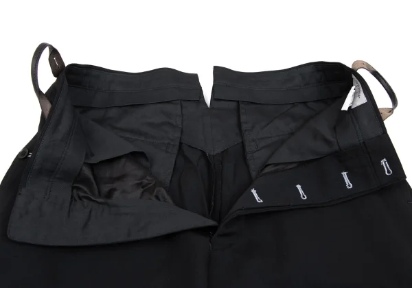 Yohji Yamamoto POUR HOMME Suspender Button Wool Gabardine Pants K-166091_006