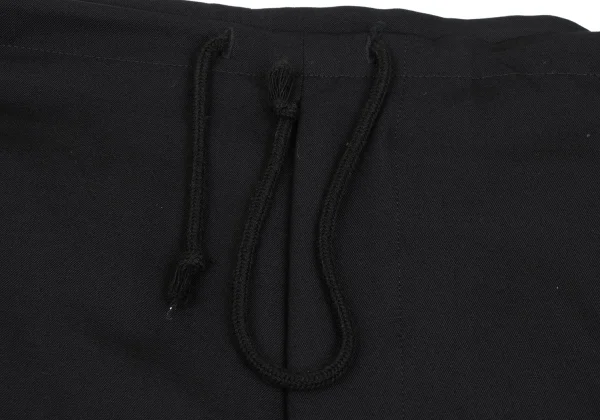 Yohji Yamamoto POUR HOMME Side Draped Wool Gabardine Wide Pants K-166093_005