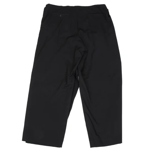 Yohji Yamamoto POUR HOMME Side Draped Wool Gabardine Wide Pants K-166093_012