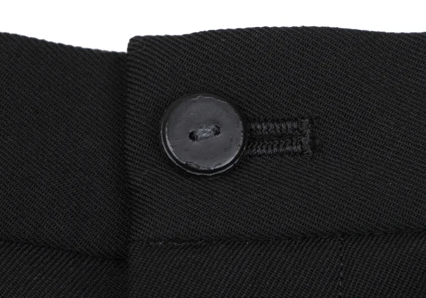 Yohji Yamamoto POUR HOMME Wool Gabardine Hem riri Zipper Pants K-166094_003