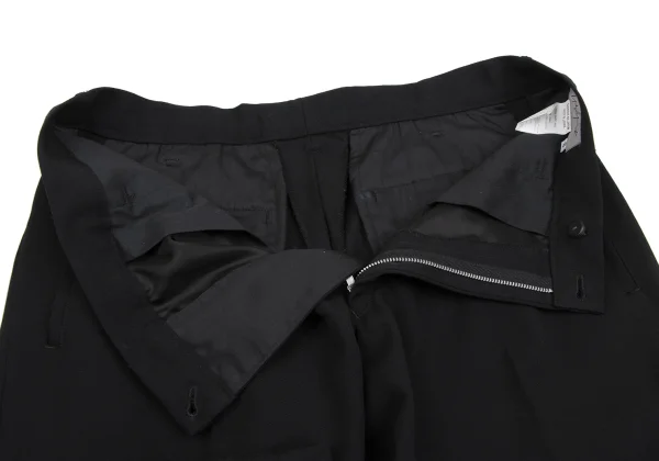 Yohji Yamamoto POUR HOMME Wool Gabardine Hem riri Zipper Pants K-166094_005