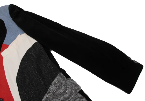 Y's for men Multi Fabric Switching Velours Jacket K-166096_005