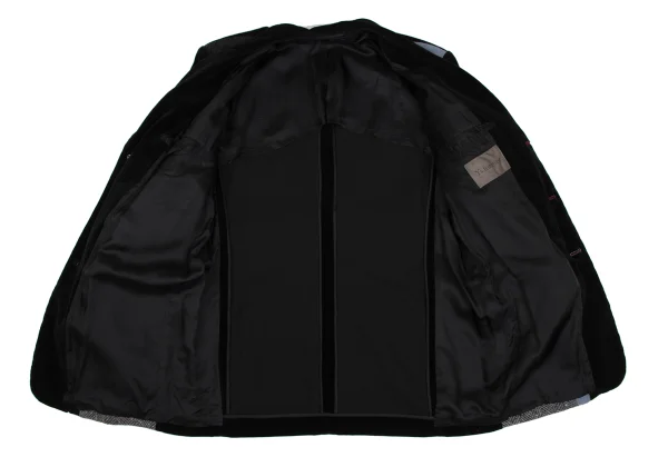 Y's for men Multi Fabric Switching Velours Jacket K-166096_010