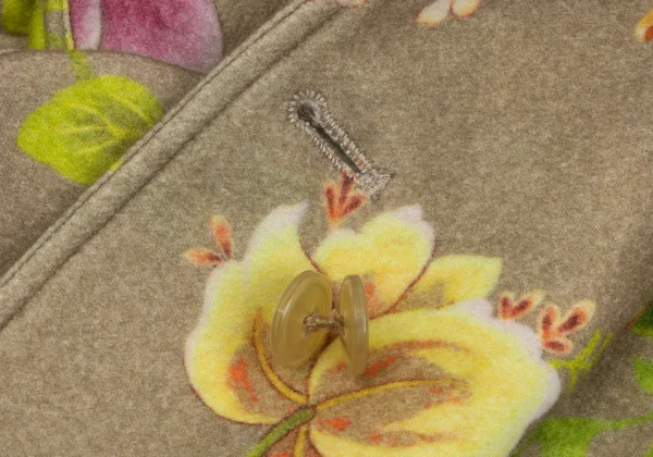 Y's for men Wool Floral Printed Reversible Jacket K-166097_012