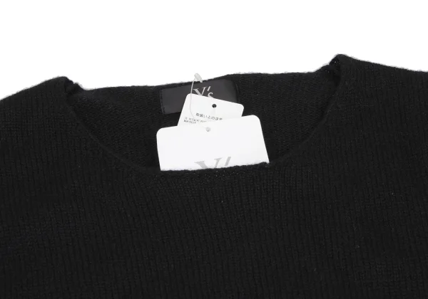Y's for men Hem Zipper Cashmere Knit Sweater K-166098_002