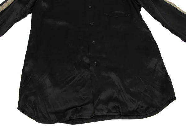 Y's for men Rayon Shiny Switching Long Sleeve Shirt K-166100_009