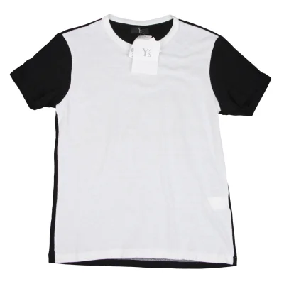 Y's for men Wool Blended Front Switching T-shirt