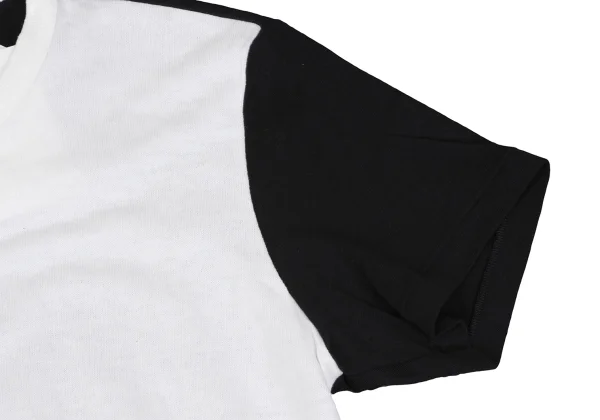 Y's for men Wool Blended Front Switching T-shirt K-166101_004