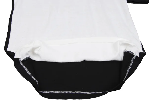 Y's for men Wool Blended Front Switching T-shirt K-166101_006