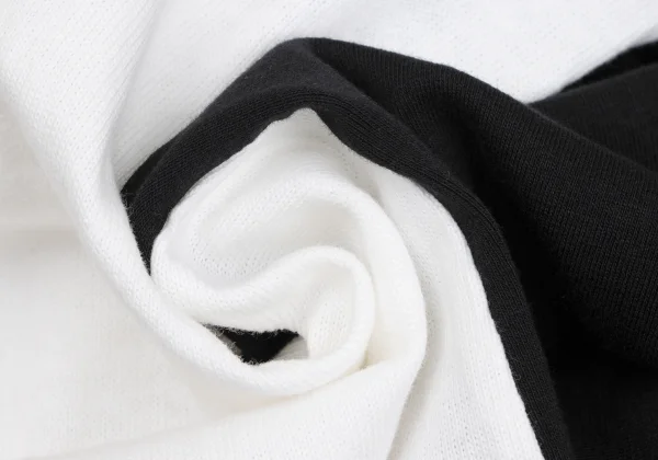 Y's for men Wool Blended Front Switching T-shirt K-166101_009