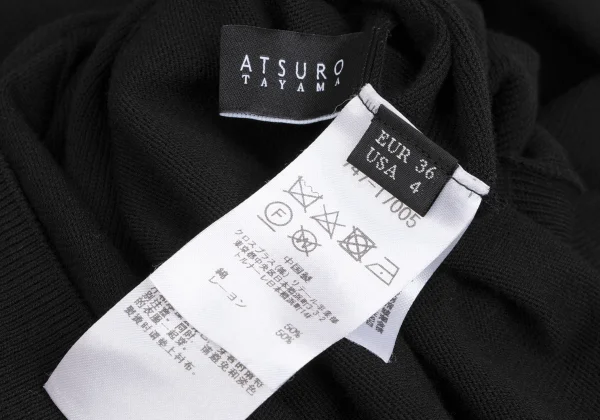 ATSURO TAYAMA Cotton Blended Deformed Top K-166105_014