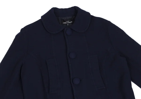 tricot COMME des GARCONS Fulling Button Design Coat K-166112_003