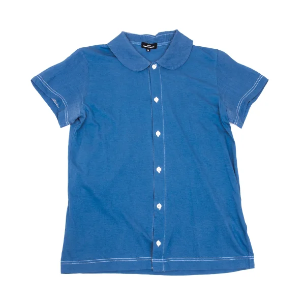 tricot COMME des GARCONS Dyed Round-collar Short Sleeve Shirt K-166116_002