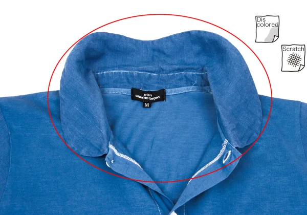 tricot COMME des GARCONS Dyed Round-collar Short Sleeve Shirt K-166116_008