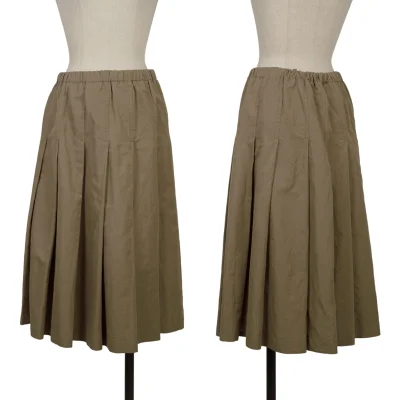 tricot COMME des GARCONS Cotton Linen Pleats Skirt