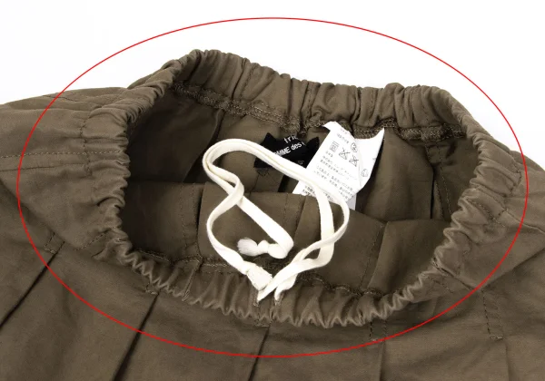 tricot COMME des GARCONS Cotton Linen Pleats Skirt K-166118_004