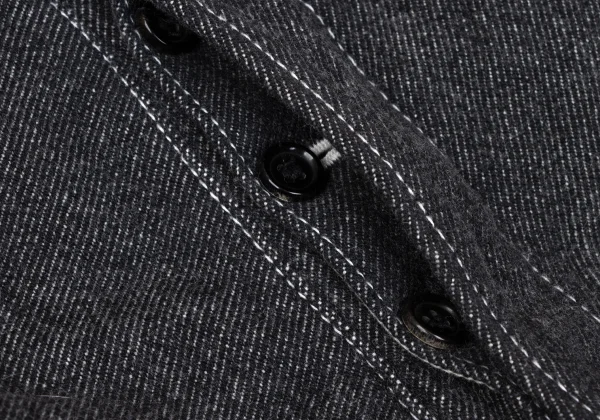 tricot COMME des GARCONS Belted Wool Cotton Twill Pants K-166119_005