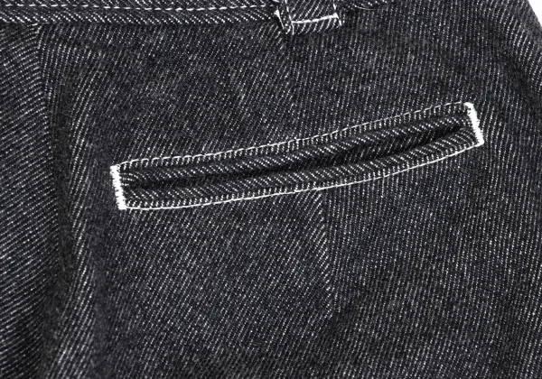 tricot COMME des GARCONS Belted Wool Cotton Twill Pants K-166119_012