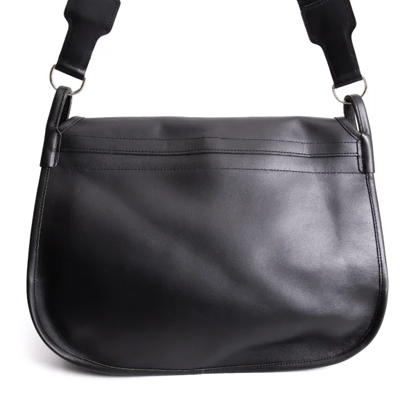 COMME des GARCONS Check Lining Leather Flap Shoulder Bag K-166130_005