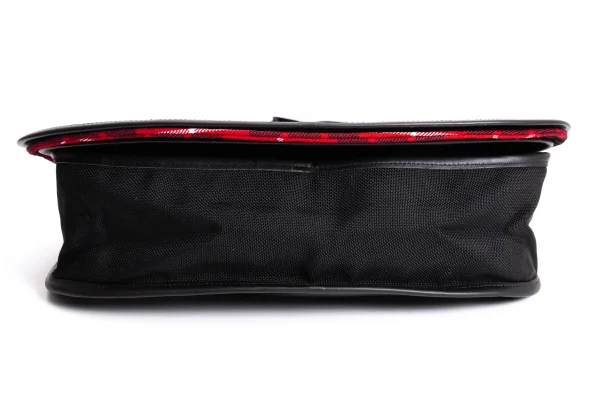 COMME des GARCONS Check Lining Leather Flap Shoulder Bag K-166130_007