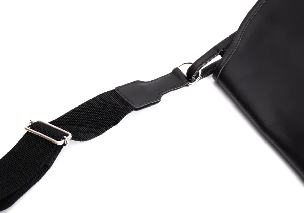 COMME des GARCONS Check Lining Leather Flap Shoulder Bag K-166130_009