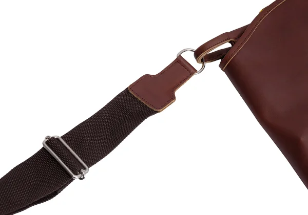 COMME des GARCONS Check Lining Leather Flap Shoulder Bag K-166131_010