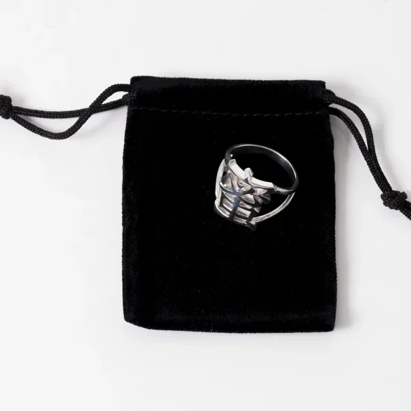 UZUOU Silver925 Japanese Kanji Ring 蜜 Mitsu K-166137_010