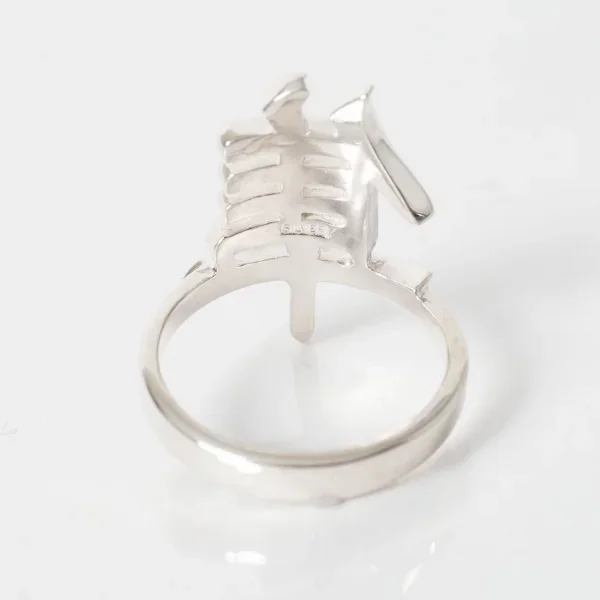 UZUOU Silver925 Japanese Kanji Ring 隼‾Hayabusa‾"" K-166139_004