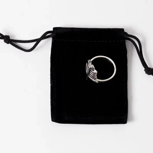 UZUOU Silver925 Japanese Kanji Ring 隼‾Hayabusa‾"" K-166139_008