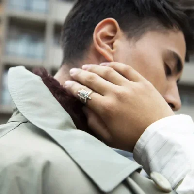 UZUOU Silver925 Japanese Kanji Ring 隼‾Hayabusa‾""