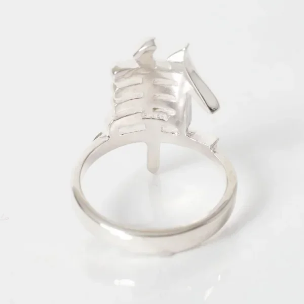 UZUOU Silver925 Japanese Kanji Ring 隼‾Hayabusa‾"" K-166140_004