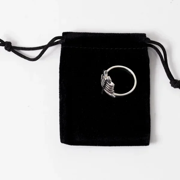 UZUOU Silver925 Japanese Kanji Ring 隼‾Hayabusa‾"" K-166140_008