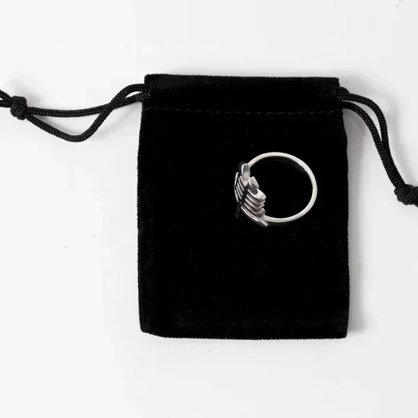 UZUOU Silver925 Japanese Kanji Ring 隼‾Hayabusa‾"" K-166141_008