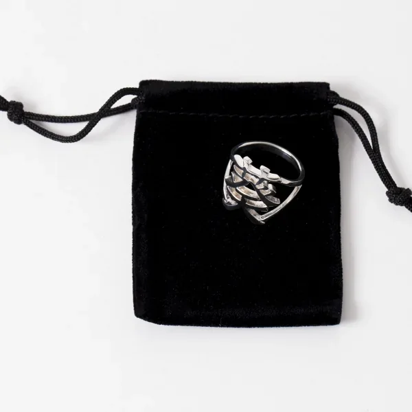 UZUOU Silver925 Japanese Kanji Ring 葵‾Aoi‾"" K-166142_010