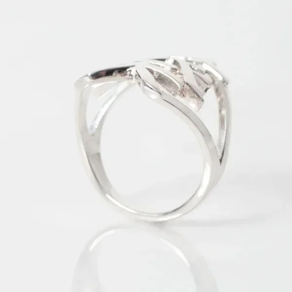 UZUOU Silver925 Japanese Kanji Ring 葵‾Aoi‾"" K-166144_009