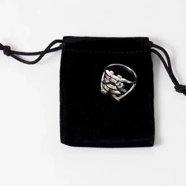 UZUOU Silver925 Japanese Kanji Ring 葵‾Aoi‾"" K-166144_010