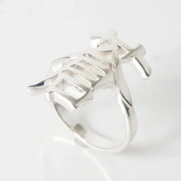 UZUOU Silver925 Japanese Kanji Ring 蒼‾Sou‾"" K-166146_008